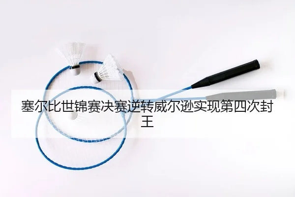 塞尔比世锦赛决赛逆转威尔逊实现第四次封王